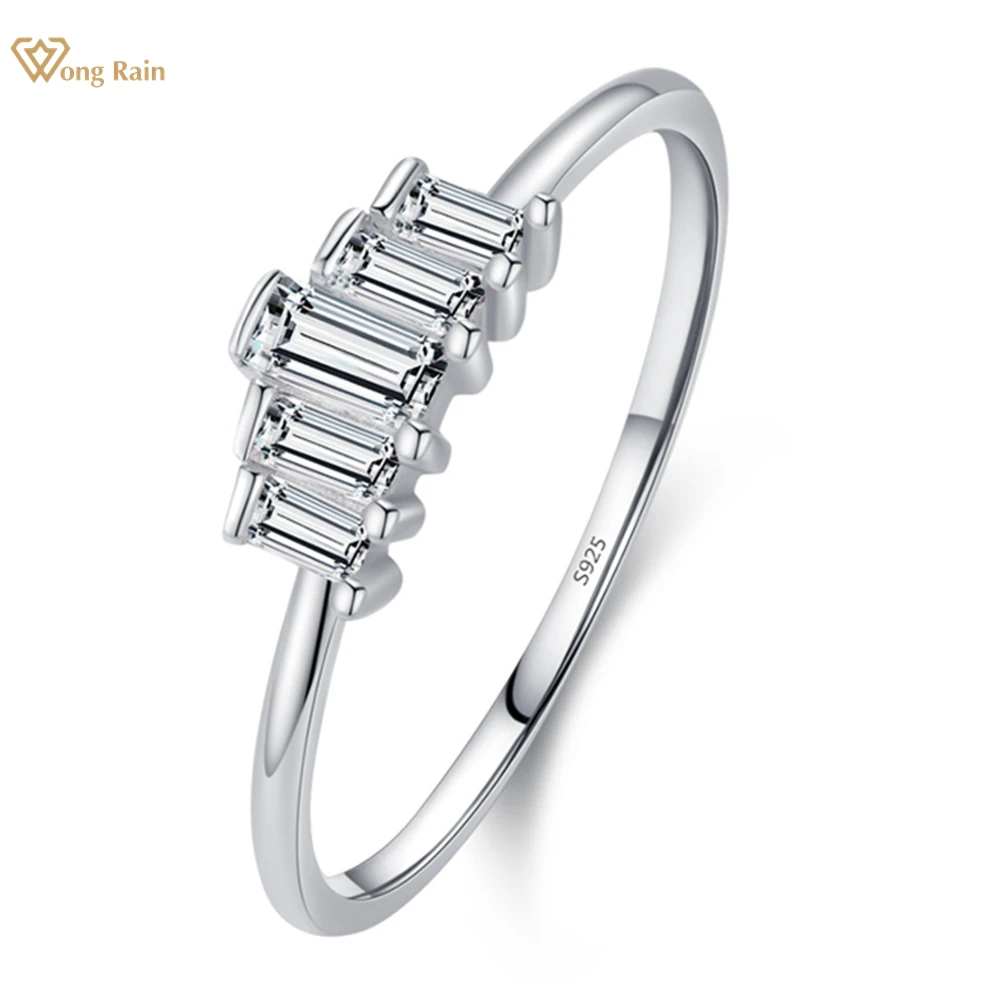 Wong Rain 100% 925 Sterling Silver Lab White Sapphire Gemstone Simple Ring for Women Fine Jewelry Wedding Party Gifts Wholesale
Wong Rain 100% 925 Sterling Silver Lab White Sapphire Gemstone Simple Ring for Women Fine Jewelry Wedding Party Gifts Wholesale