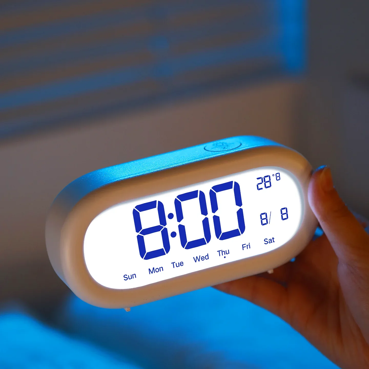 LED Digital Desk Alarm Clock Multifunction Temp Date Week Display Electronic Clock 12/24H Table Clock living room bedside Decor
LED Digital Desk Alarm Clock Multifunction Temp Date Week Display Electronic Clock 12/24H Table Clock living room bedside Decor