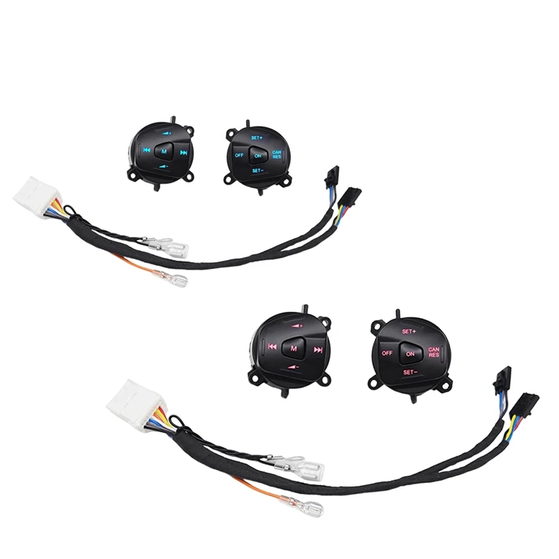 Car LED Steering Wheel Cruise Control Switch Button With Wiring For Ford Fiesta MK7 MK8 Escort Ecosport 2013-2015
Car LED Steering Wheel Cruise Control Switch Button With Wiring For Ford Fiesta MK7 MK8 Escort Ecosport 2013-2015