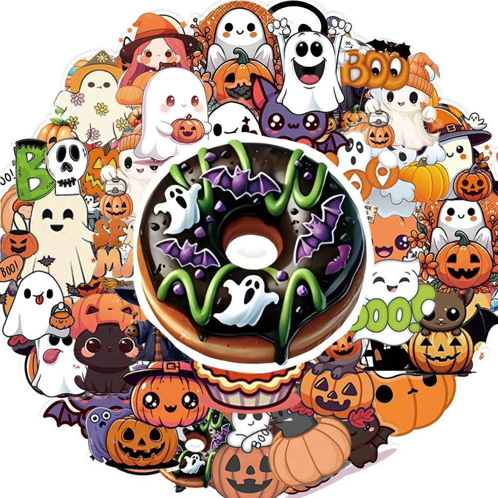 10/30/50pcs Halloween Ghost Stickers Pumpkin Witch Cartoon Decals DIY Phone Cases Laptop Suitcases Waterproof Sticker Toys
10/30/50pcs Halloween Ghost Stickers Pumpkin Witch Cartoon Decals DIY Phone Cases Laptop Suitcases Waterproof Sticker Toys