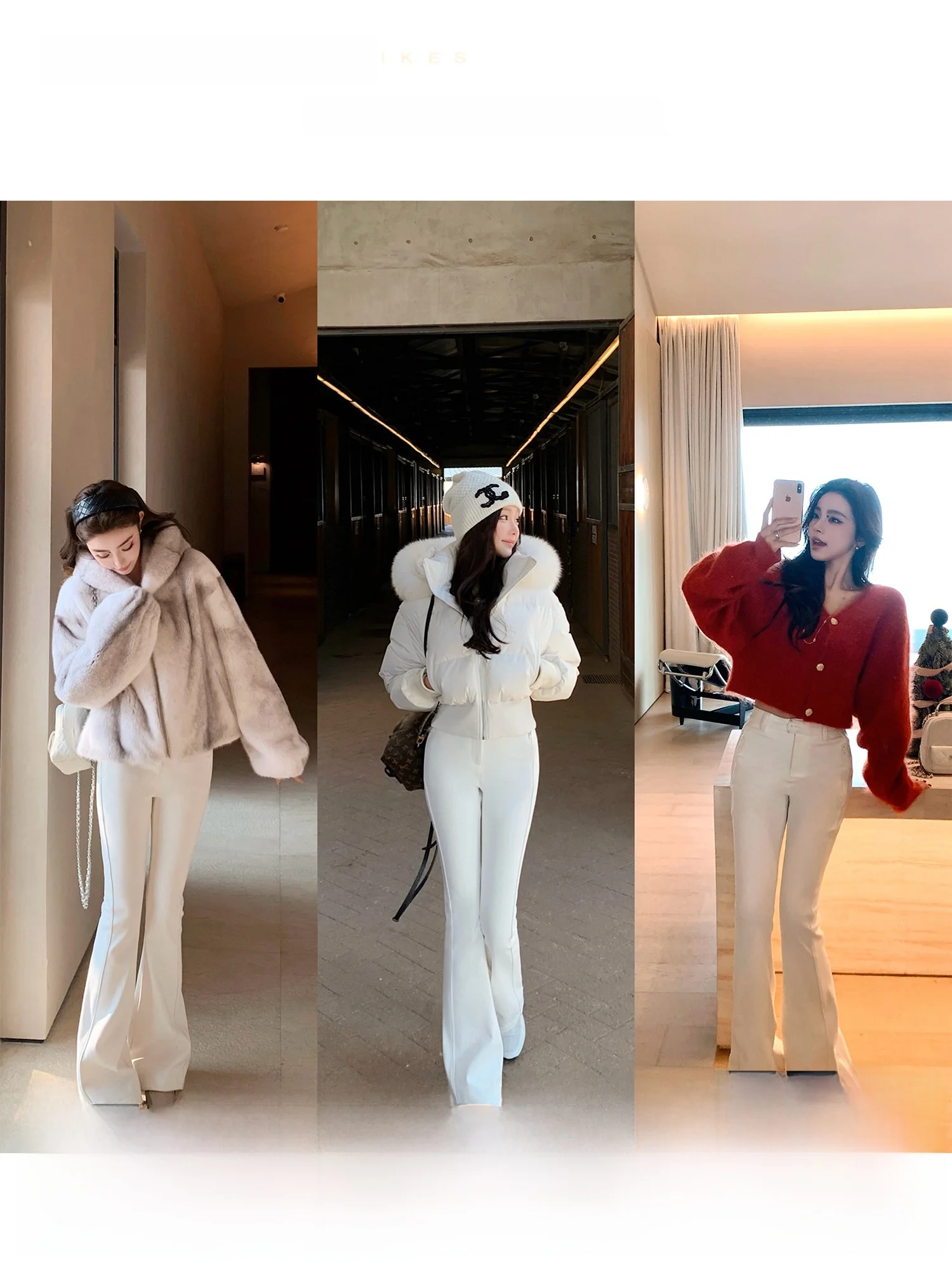 Lilylikes Fleece Lined Thick Winter Bootcut Pants Slimming Concealing Fashionable Ladies Casual Trousers Natural Waist
Lilylikes Fleece Lined Thick Winter Bootcut Pants Slimming Concealing Fashionable Ladies Casual Trousers Natural Waist