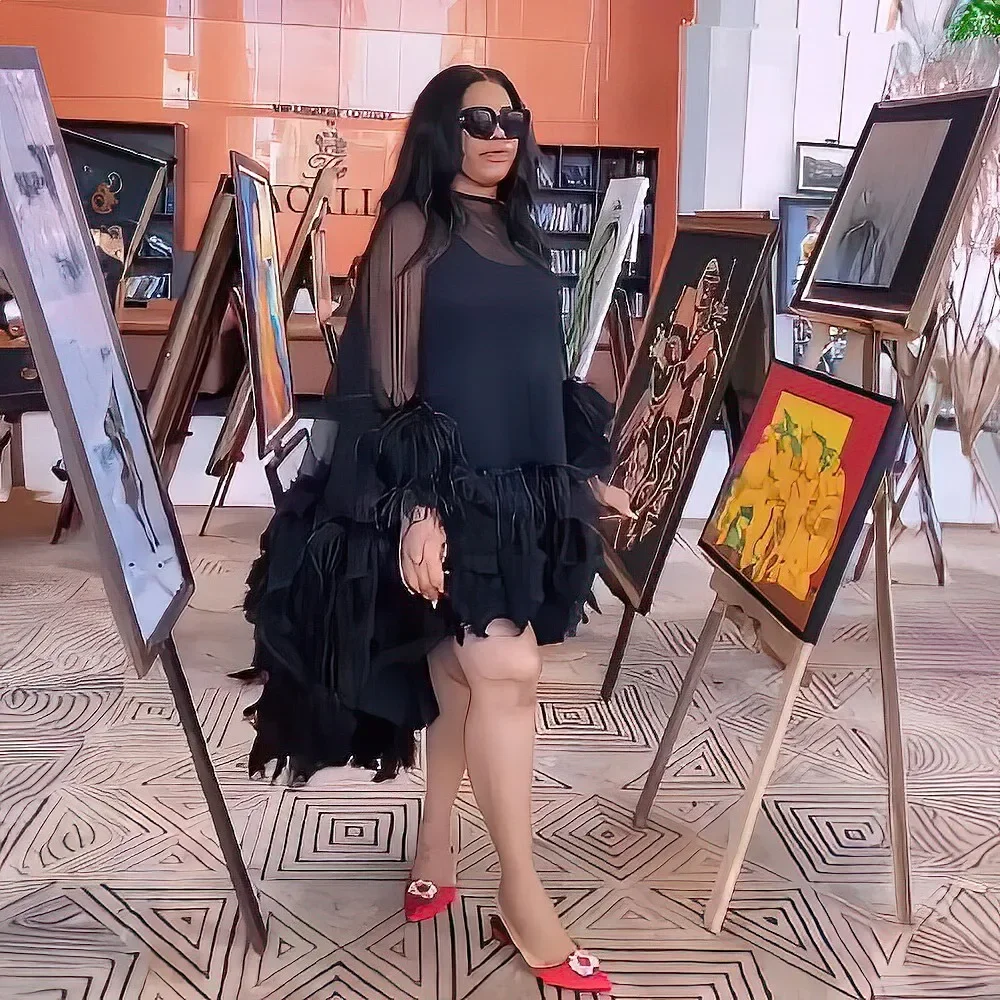 2024 African Party Evening Dresses for Women Elegant Spring African Black White Plus Size Dress Inner Dashiki African Clothing
2024 African Party Evening Dresses for Women Elegant Spring African Black White Plus Size Dress Inner Dashiki African Clothing