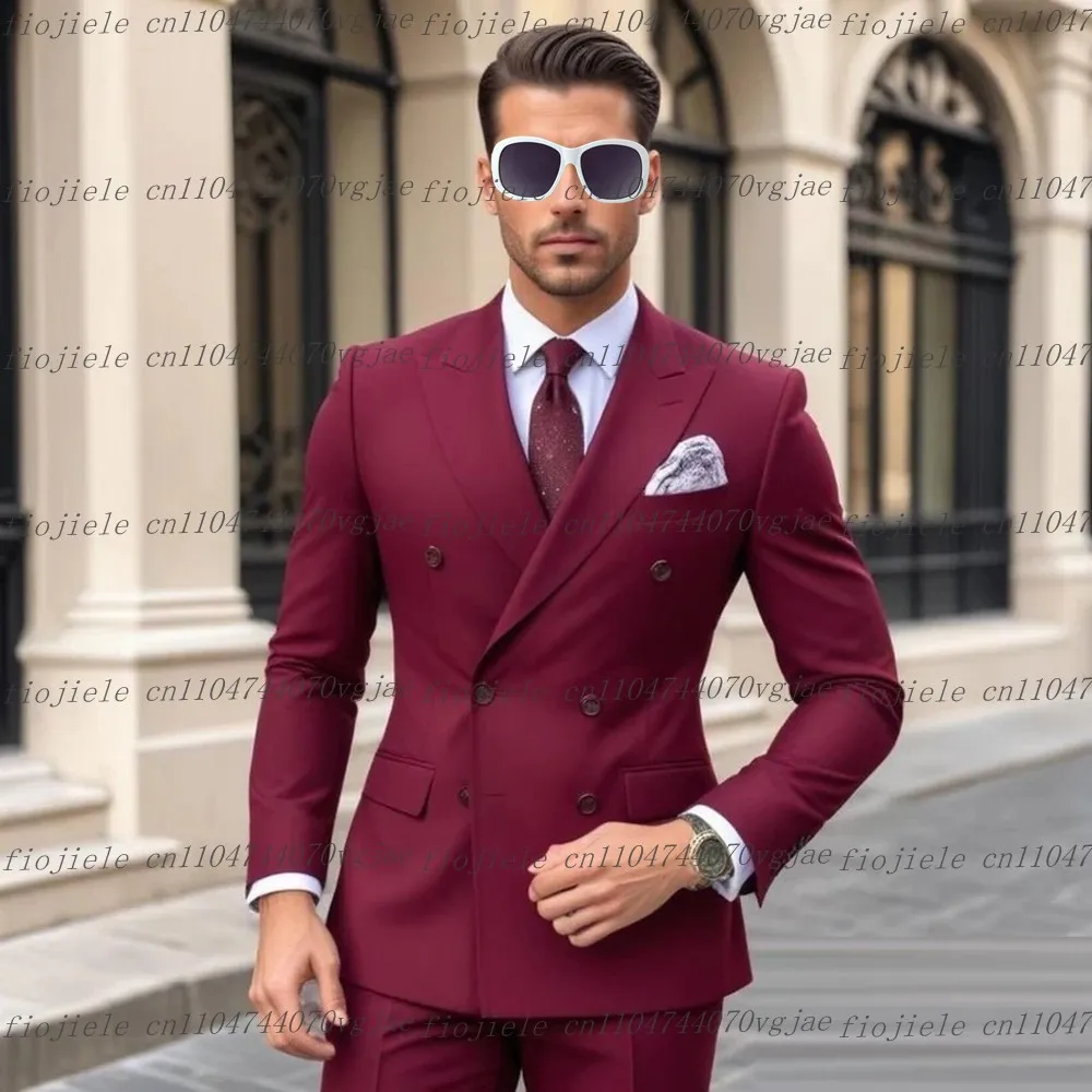 Burgundy Men Suit Formal Occasion Wedding Party Groom Groomsman Business Prom Male Tuxedos 2 Piece Set Customized Jacket Pants
Burgundy Men Suit Formal Occasion Wedding Party Groom Groomsman Business Prom Male Tuxedos 2 Piece Set Customized Jacket Pants