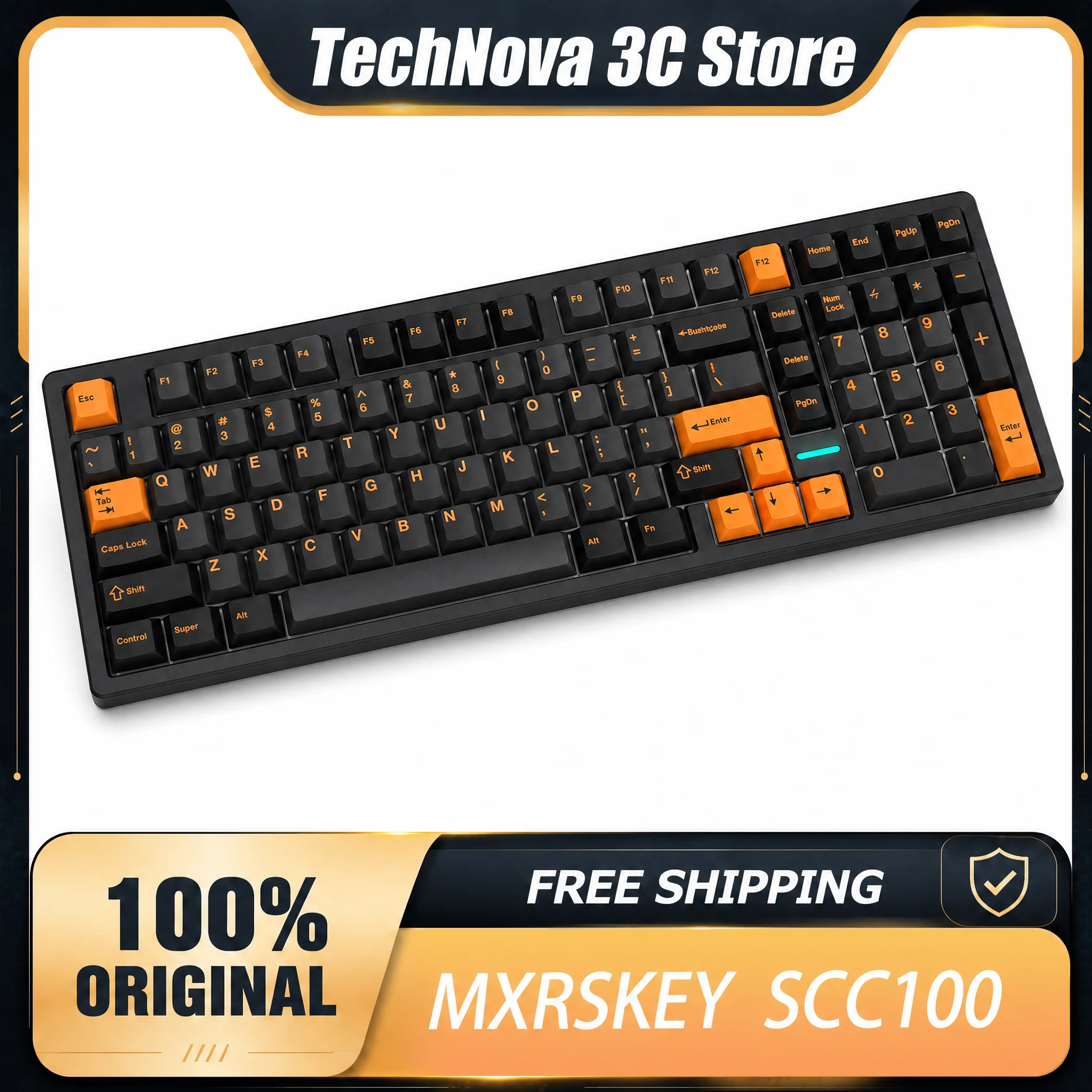 MXRSKEY SCC100 100% Full Aluminum CNC DIY Barebone Keyboard Tri-mode Bluetooth Wireless Gasket Mechanical Kit
MXRSKEY SCC100 100% Full Aluminum CNC DIY Barebone Keyboard Tri-mode Bluetooth Wireless Gasket Mechanical Kit