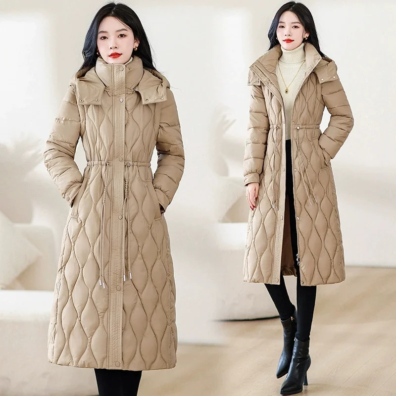 2025 Fashion Winter Jacket Female Parkas Long Detachable Hat Long Sleeve Down Cotton-padded Jacket Women Cotton Coats Outerwear 
2025 Fashion Winter Jacket Female Parkas Long Detachable Hat Long Sleeve Down Cotton-padded Jacket Women Cotton Coats Outerwear