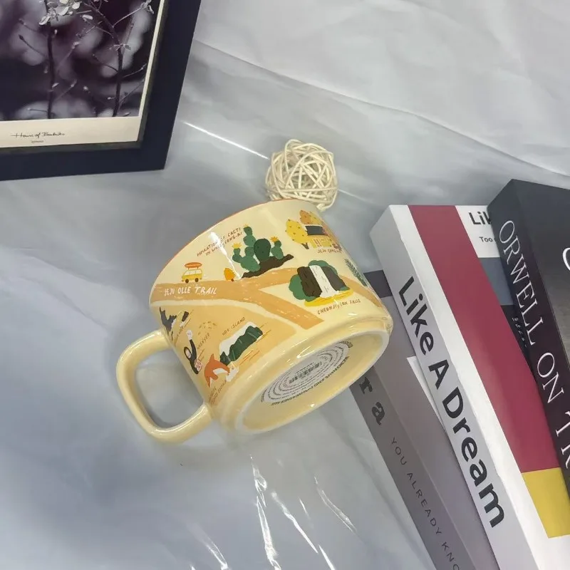355ml Starbucks Jeju Island Coffee Mug, Durable Ceramic Cup with Cheerful Map Design
355ml Starbucks Jeju Island Coffee Mug, Durable Ceramic Cup with Cheerful Map Design