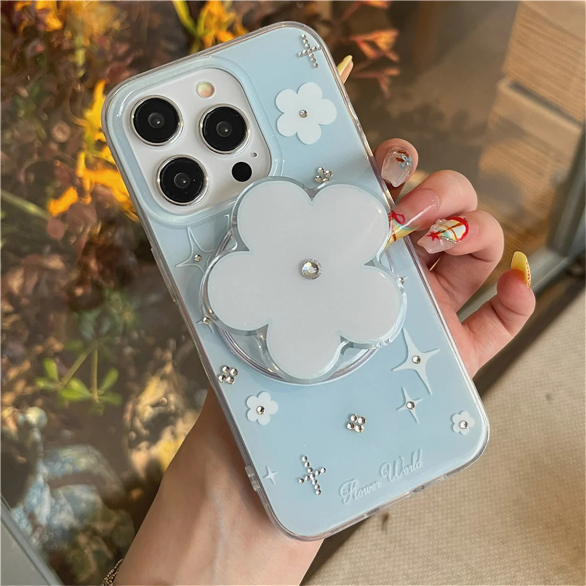 Korean Cute Flower Magnetic Phone Case For iPhone 15 Pro 14 16 Pro Max 14Pro Cover with Stand For Magsafe Cases Capa
Korean Cute Flower Magnetic Phone Case For iPhone 15 Pro 14 16 Pro Max 14Pro Cover with Stand For Magsafe Cases Capa