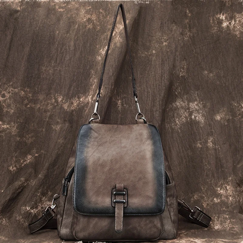Female Genuine Leather Rucksack Daypack Girls Travel Shoulder Bags Brush Color Knapsack Vintage Real Cowhide Women Backpack
Female Genuine Leather Rucksack Daypack Girls Travel Shoulder Bags Brush Color Knapsack Vintage Real Cowhide Women Backpack
