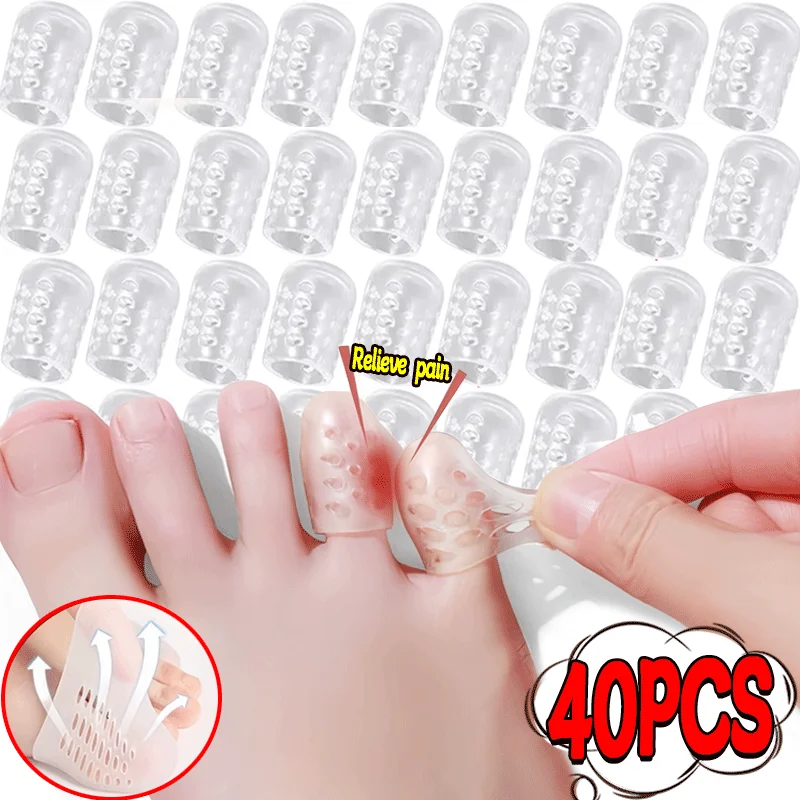 1-40pcs Transparent Silicone Toe Covers Women Gel Little Toes Protector Tube Foot Care Finger Caps Elasticity Prevents Blisters
1-40pcs Transparent Silicone Toe Covers Women Gel Little Toes Protector Tube Foot Care Finger Caps Elasticity Prevents Blisters