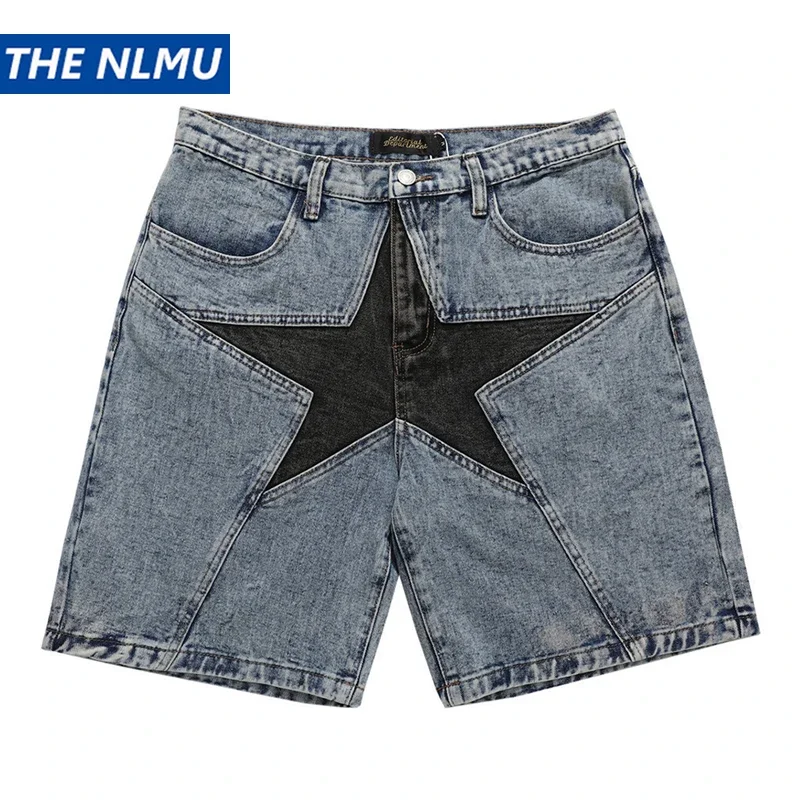 Harajuku Denim Shorts 2025 Men Star Patchwork Jeans Shorts Summer Casual Loose Shorts Hip Hop Blue Unisex Streetwear
Harajuku Denim Shorts 2025 Men Star Patchwork Jeans Shorts Summer Casual Loose Shorts Hip Hop Blue Unisex Streetwear