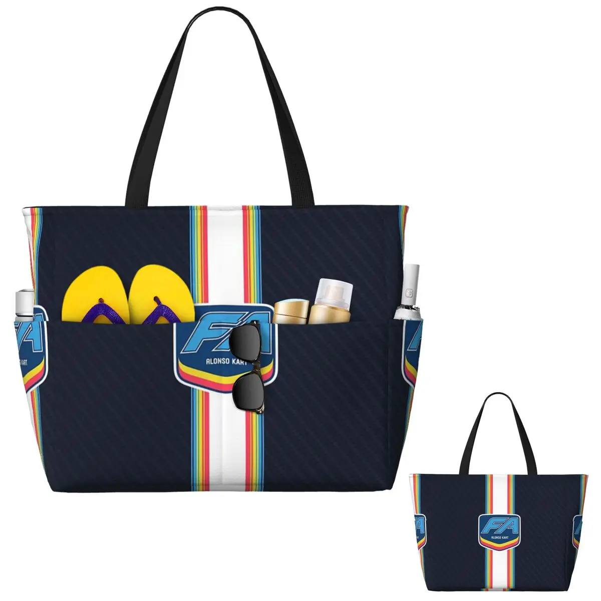 FA Alonso Kart Beach Tote Bag Sport Gym Yoga Duffle Large Tote Bag Women Travel Bag Fitness bag
FA Alonso Kart Beach Tote Bag Sport Gym Yoga Duffle Large Tote Bag Women Travel Bag Fitness bag