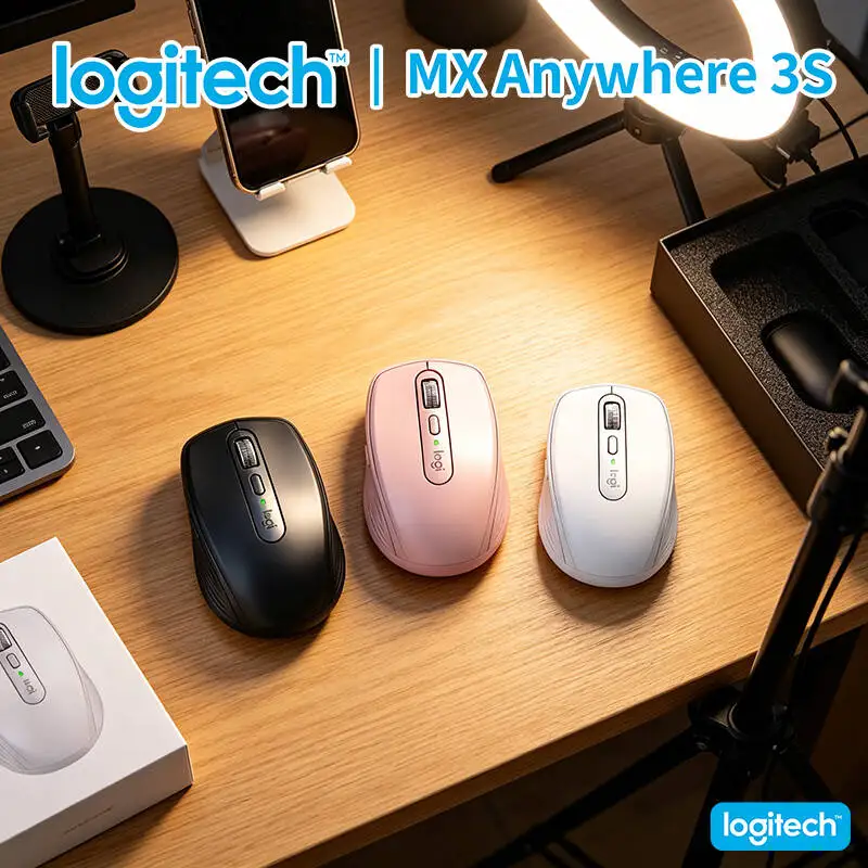 High-Performance Logitech MX Anywhere 3S Mouse - 8K DPI, MagSpeed Scroll, Silent Click, Compact Build for Office Travel
High-Performance Logitech MX Anywhere 3S Mouse - 8K DPI, MagSpeed Scroll, Silent Click, Compact Build for Office Travel