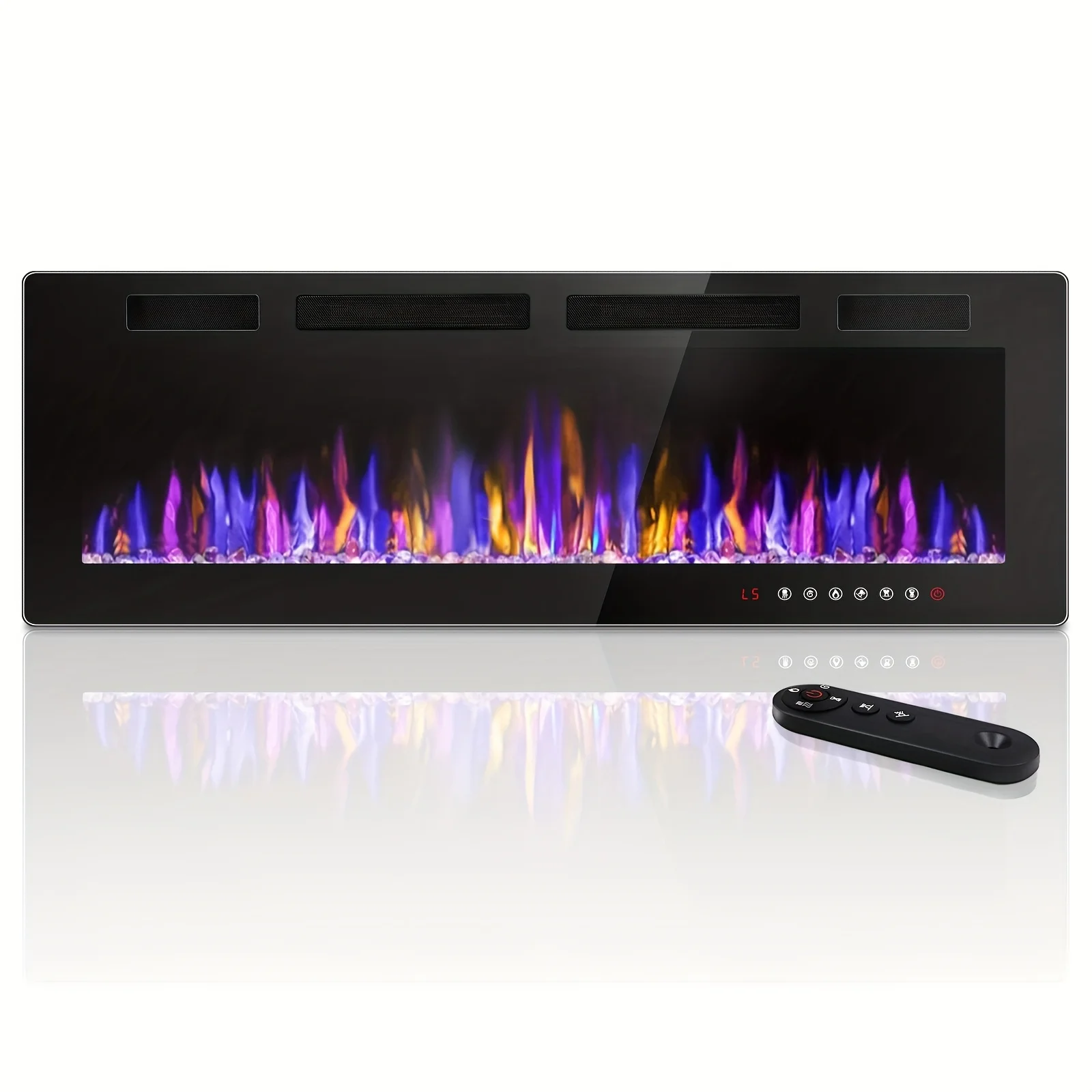 Electric Fireplace, 72" Recessed and Wall Mounted Electric Fireplace, Ultra-Thin Electric Fireplaces Inserts Heater with Touch
Electric Fireplace, 72" Recessed and Wall Mounted Electric Fireplace, Ultra-Thin Electric Fireplaces Inserts Heater with Touch