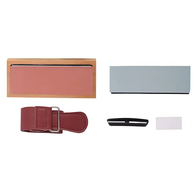 A68P-Knife Sharpening Stone Kit 4 Side Whetstone Sharpener, Preium 400/1000 3000/8000 Grit Wet Stone Set, Water Stone
A68P-Knife Sharpening Stone Kit 4 Side Whetstone Sharpener, Preium 400/1000 3000/8000 Grit Wet Stone Set, Water Stone
