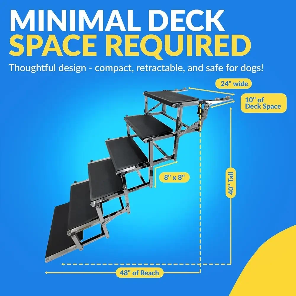 Special Offer6-Step Dog Dock Ladder: Durable Stainless Steel & Marine Grade For Easy Water Access
Special Offer6-Step Dog Dock Ladder: Durable Stainless Steel & Marine Grade For Easy Water Access