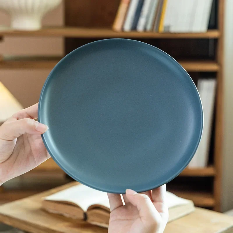 Nordic Style Solid Color Matte Ceramic Western Food Plate Pasta Household Tableware Vegetable Plate Breakfast
Nordic Style Solid Color Matte Ceramic Western Food Plate Pasta Household Tableware Vegetable Plate Breakfast