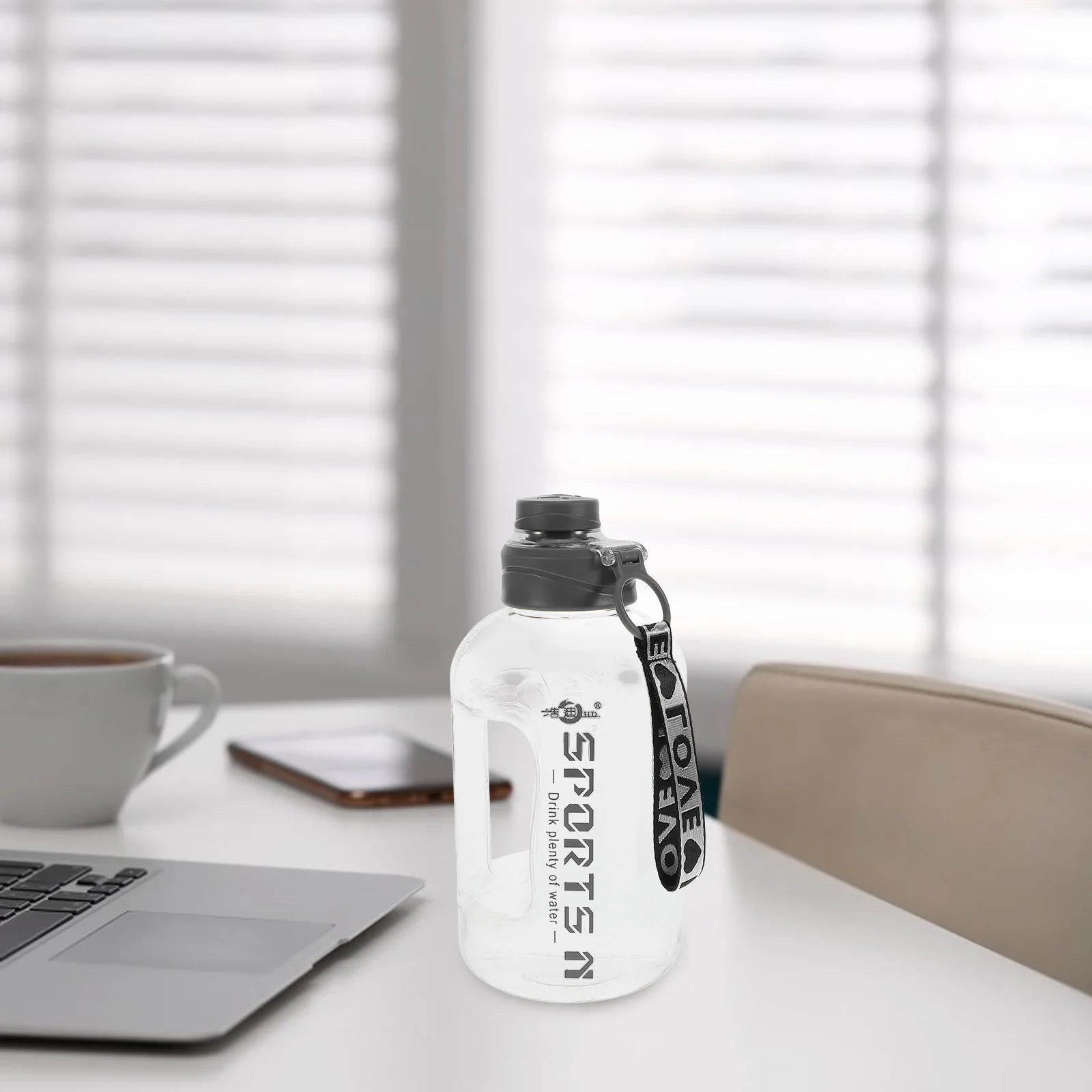 Large Capacity Bottle 1700ml Gray Sports Cup Portable Fitness Jug for Sports Water Bottle Outdoor Stable Base
Large Capacity Bottle 1700ml Gray Sports Cup Portable Fitness Jug for Sports Water Bottle Outdoor Stable Base