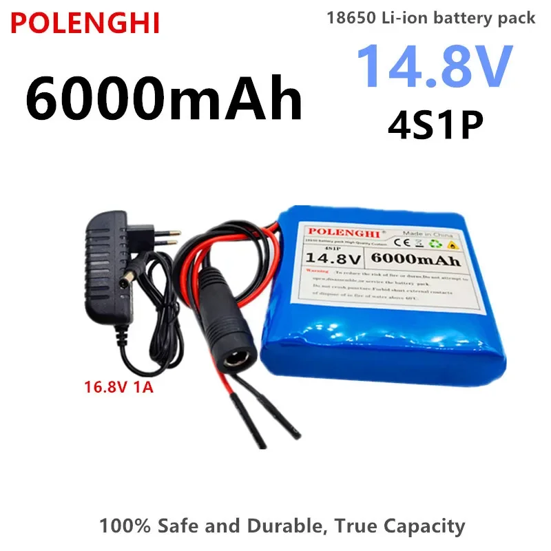 3600-6000mAh 14.8V 4S1P 18650 lithium battery pack stage lighting solar outdoor LED lighting security equipment lithium battery
3600-6000mAh 14.8V 4S1P 18650 lithium battery pack stage lighting solar outdoor LED lighting security equipment lithium battery