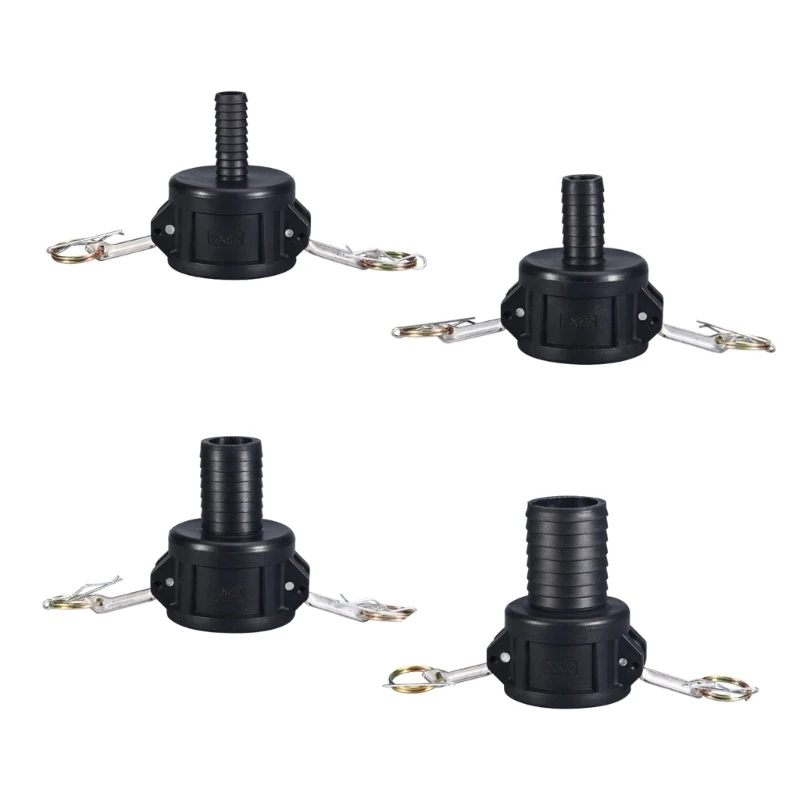 Адаптер блокировки кулачков IBC Fuels Adapter C Type Cipe Connector Cams Заблокированные шланг -фитинги.
Адаптер блокировки кулачков IBC Fuels Adapter C Type Cipe Connector Cams Заблокированные шланг -фитинги.