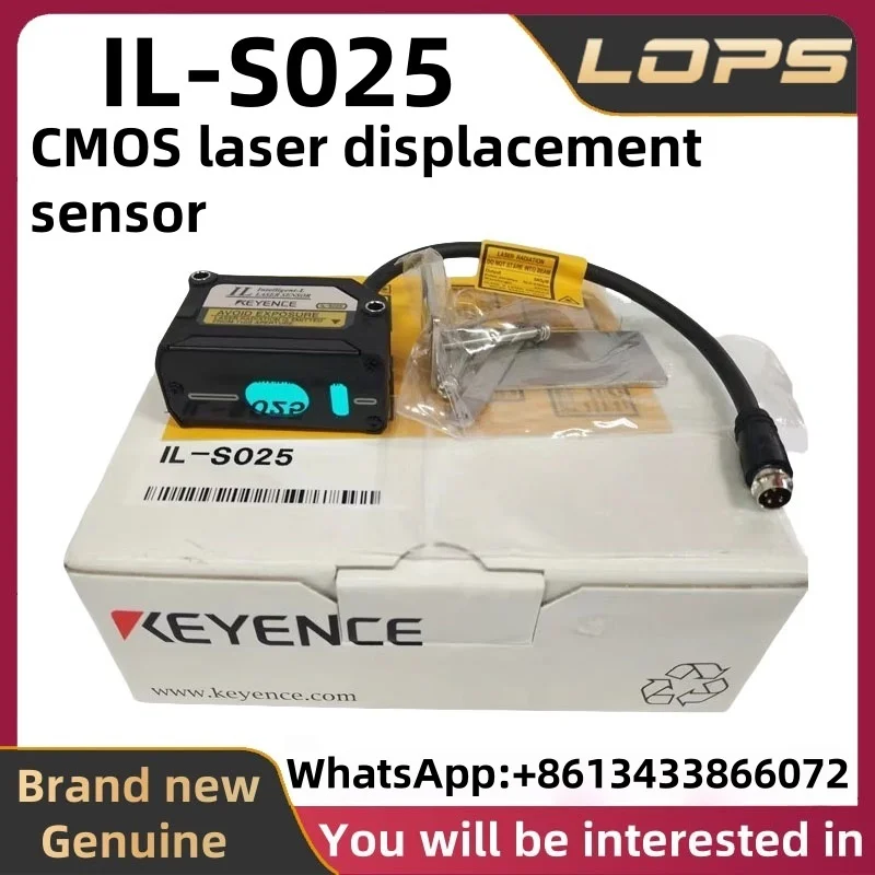 IL-S025 Brand new genuine KEYENCE CMOS laser displacement sensor, large stock available, welcome to inquire
IL-S025 Brand new genuine KEYENCE CMOS laser displacement sensor, large stock available, welcome to inquire