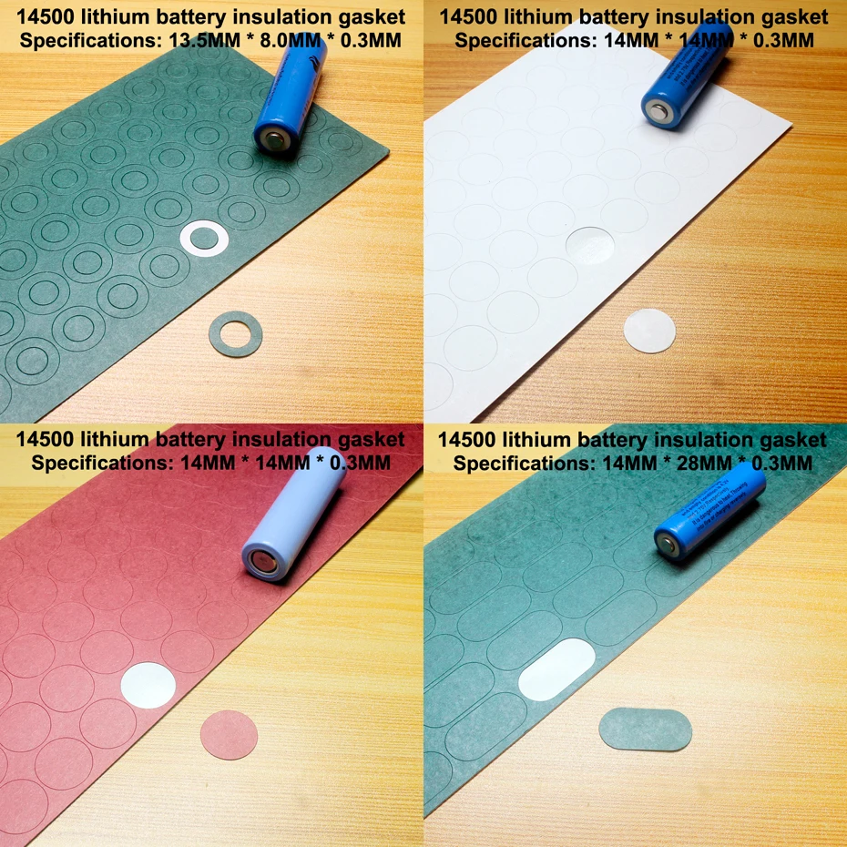 100pcs/14500 14505 battery positive pole pointed insulation gasket negative pole barley paper red steel paper insulation meson
100pcs/14500 14505 battery positive pole pointed insulation gasket negative pole barley paper red steel paper insulation meson