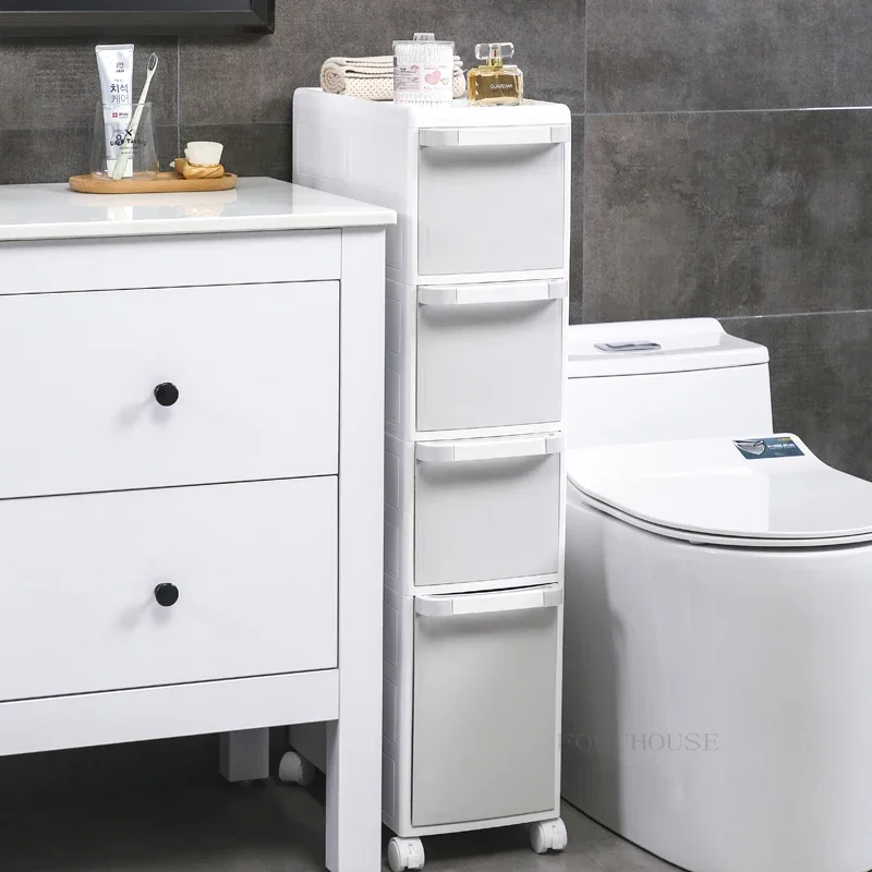 Japanese Narrow Bathroom Cabinet Household Gap Storage Cabinet Simple Floor-standing Drawer-style Bathroom Furniture Organizer
Japanese Narrow Bathroom Cabinet Household Gap Storage Cabinet Simple Floor-standing Drawer-style Bathroom Furniture Organizer