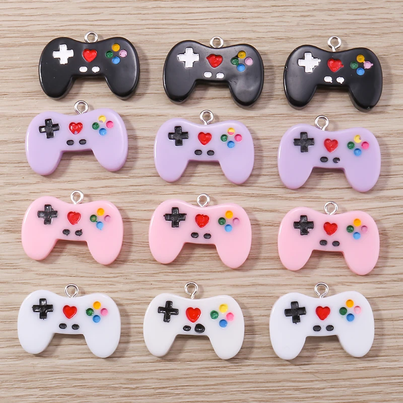 10pcs Funny Resin Game Controller Handle Charms Pendants for Jewelry Making Necklaces Earrings Bracelets DIY Crafts Accessories
10pcs Funny Resin Game Controller Handle Charms Pendants for Jewelry Making Necklaces Earrings Bracelets DIY Crafts Accessories