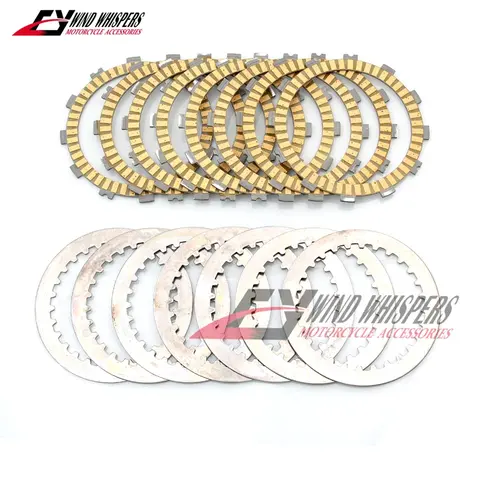 Friction Steel Clutch Plates Discs Set For HONDA VFR 800 Fi VFR800 Fi-Y/Fi-1 2000-2001