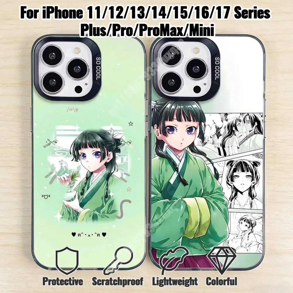 Maomao A-Apothecary D-Diaries Phone Case for iPhone 17 16 15 Max Mini 14 13 Pro Plus 12 11 X XS Air IMD Cover
Maomao A-Apothecary D-Diaries Phone Case for iPhone 17 16 15 Max Mini 14 13 Pro Plus 12 11 X XS Air IMD Cover