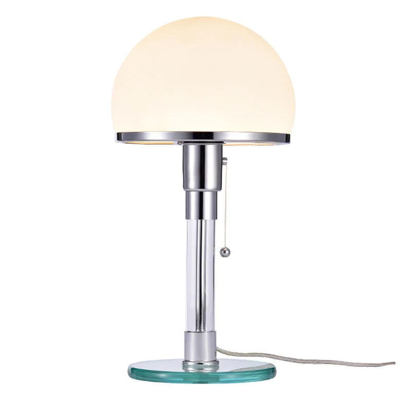 Nordic Designer LED Table Light Wilhelm Wagenfeld Bauhau Table Lamp Desk Lights Bedroom Bedside Lusters Glass LED Lamps Fixtures
Nordic Designer LED Table Light Wilhelm Wagenfeld Bauhau Table Lamp Desk Lights Bedroom Bedside Lusters Glass LED Lamps Fixtures