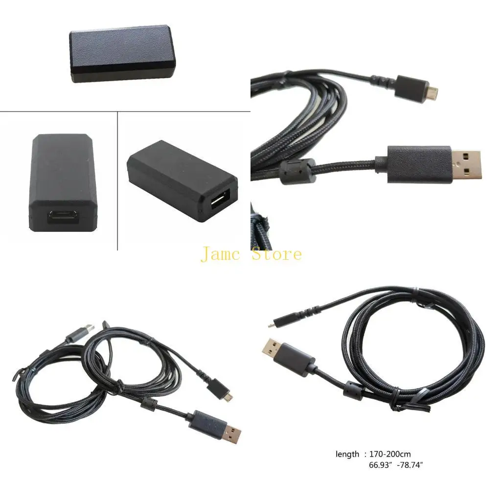 LX0B USB Charging Cable with USB to Micro Mouse Adapter for G502 Lightspeed
LX0B USB Charging Cable with USB to Micro Mouse Adapter for G502 Lightspeed