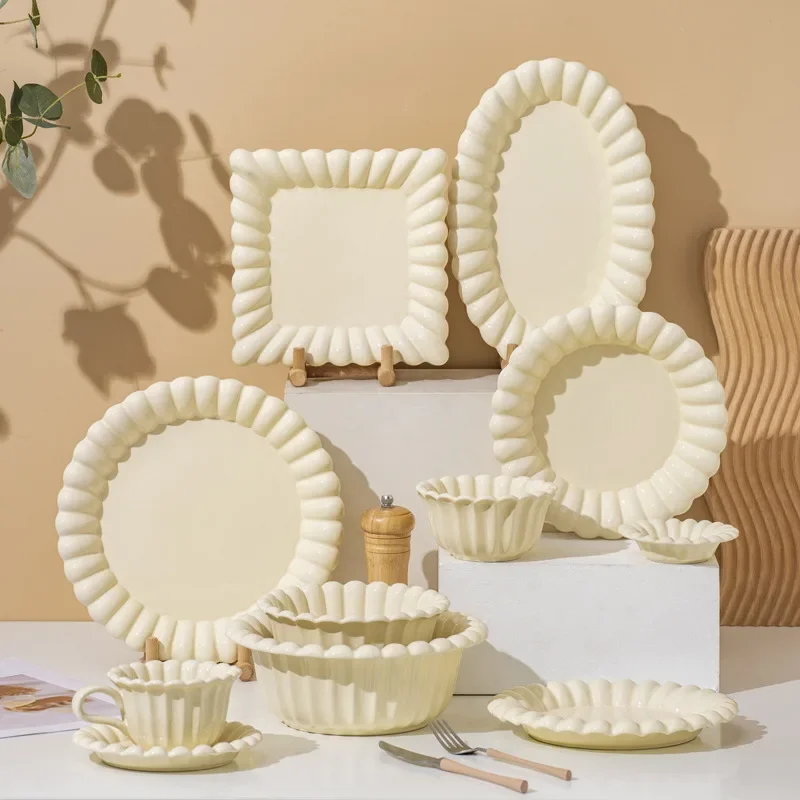 Ceramic Bowl and Plates Set, Large Soup Bowls, Tableware, Breakfast, Fruit Plates, Kitchen Tools
Ceramic Bowl and Plates Set, Large Soup Bowls, Tableware, Breakfast, Fruit Plates, Kitchen Tools