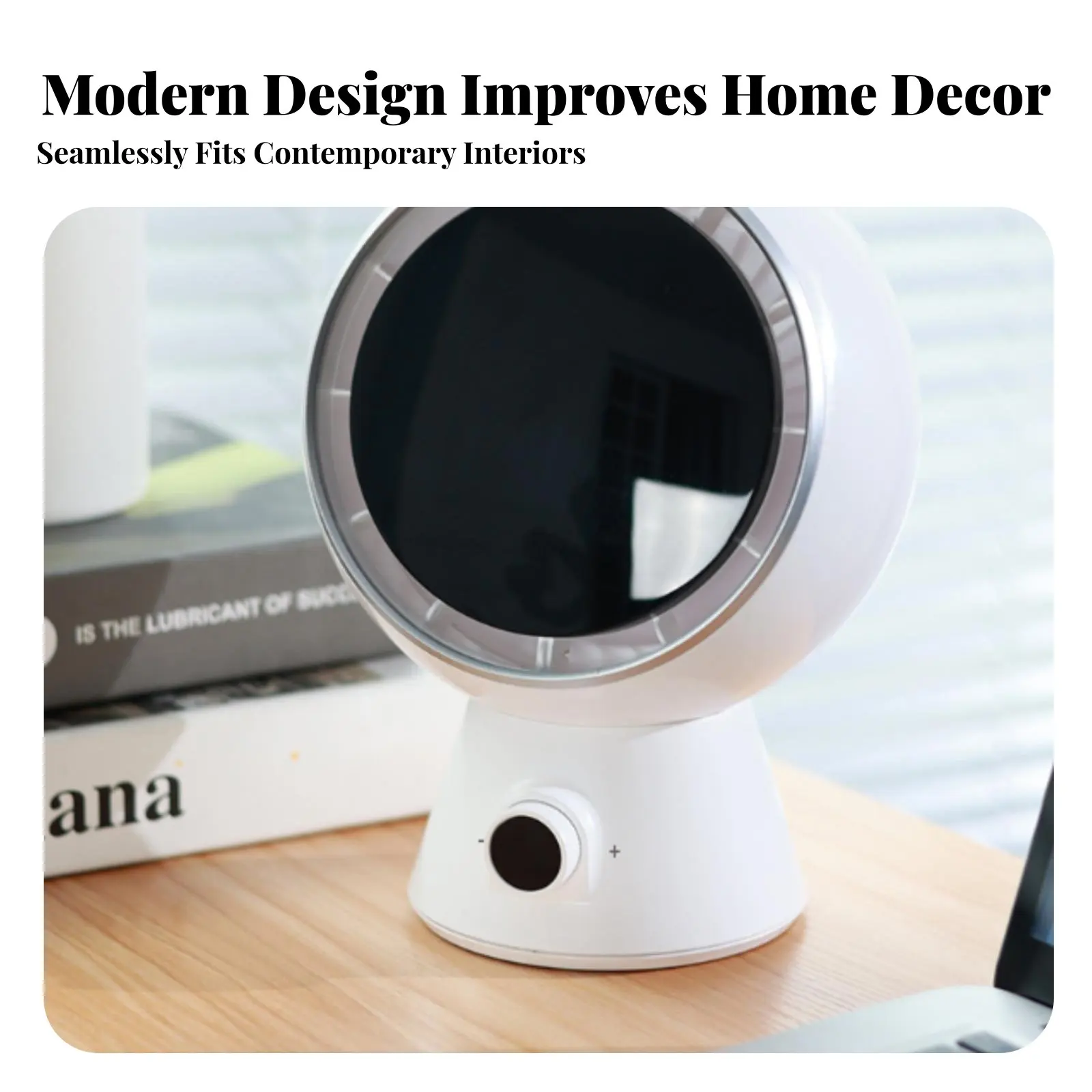 Bladeless Desktop Fan 100 Speed Levels Quiet Charging Port Desk Fan Cooling Equipment Digital Display Battery-Powered
Bladeless Desktop Fan 100 Speed Levels Quiet Charging Port Desk Fan Cooling Equipment Digital Display Battery-Powered