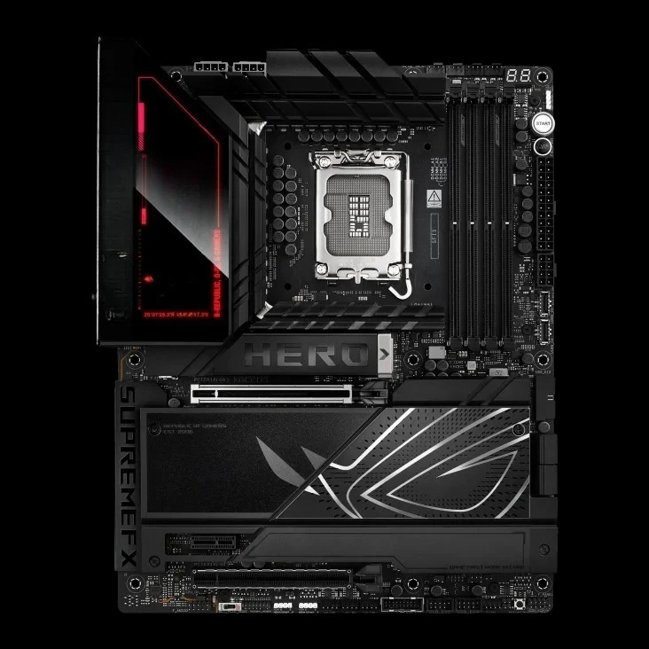 New ROG MAXIMUS Z890 HERO AI Motherboard 4DDR5 RAM WIFI7 LGA1851 ATX Support Thunderbolt Integrated for Gaming PC DDR5 Desktop
New ROG MAXIMUS Z890 HERO AI Motherboard 4DDR5 RAM WIFI7 LGA1851 ATX Support Thunderbolt Integrated for Gaming PC DDR5 Desktop