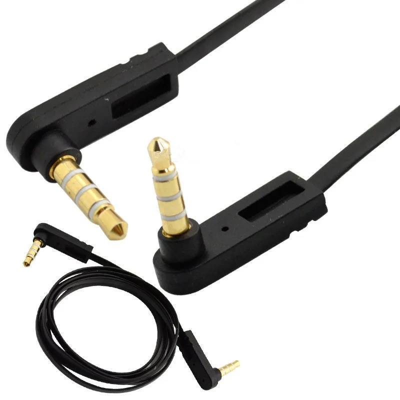 Flat and Soft 90 ° Angle DC3.5 4-pole Male-to-male Mobile Phone Audio Recording Cable Car AUX Cable
Flat and Soft 90 ° Angle DC3.5 4-pole Male-to-male Mobile Phone Audio Recording Cable Car AUX Cable