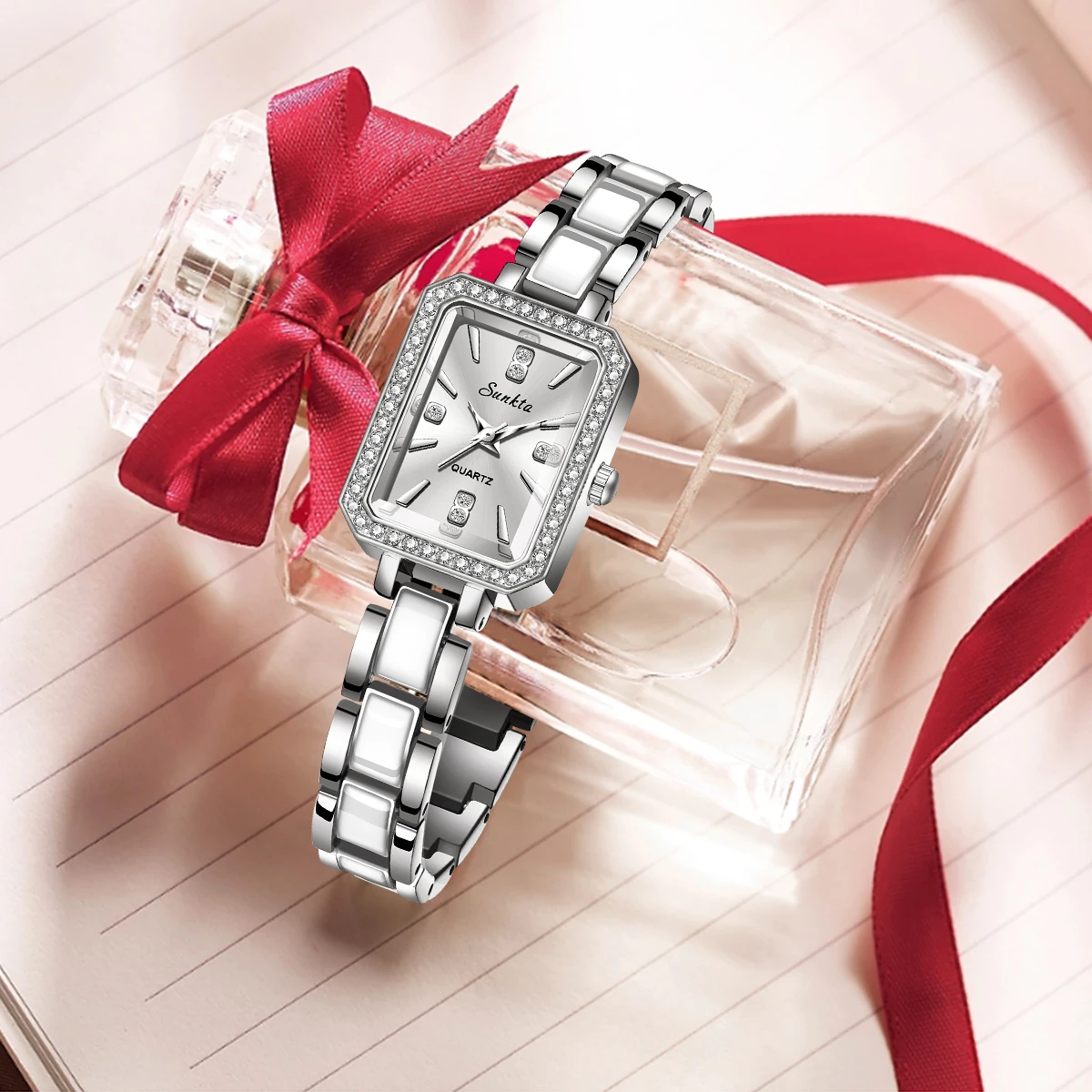 LIGE Luxury Women's Watch 2026 New Simple Square Full Diamond Digital Quartz Watche Gold Stainless Steel Bracelet Women's Dress
LIGE Luxury Women's Watch 2026 New Simple Square Full Diamond Digital Quartz Watche Gold Stainless Steel Bracelet Women's Dress