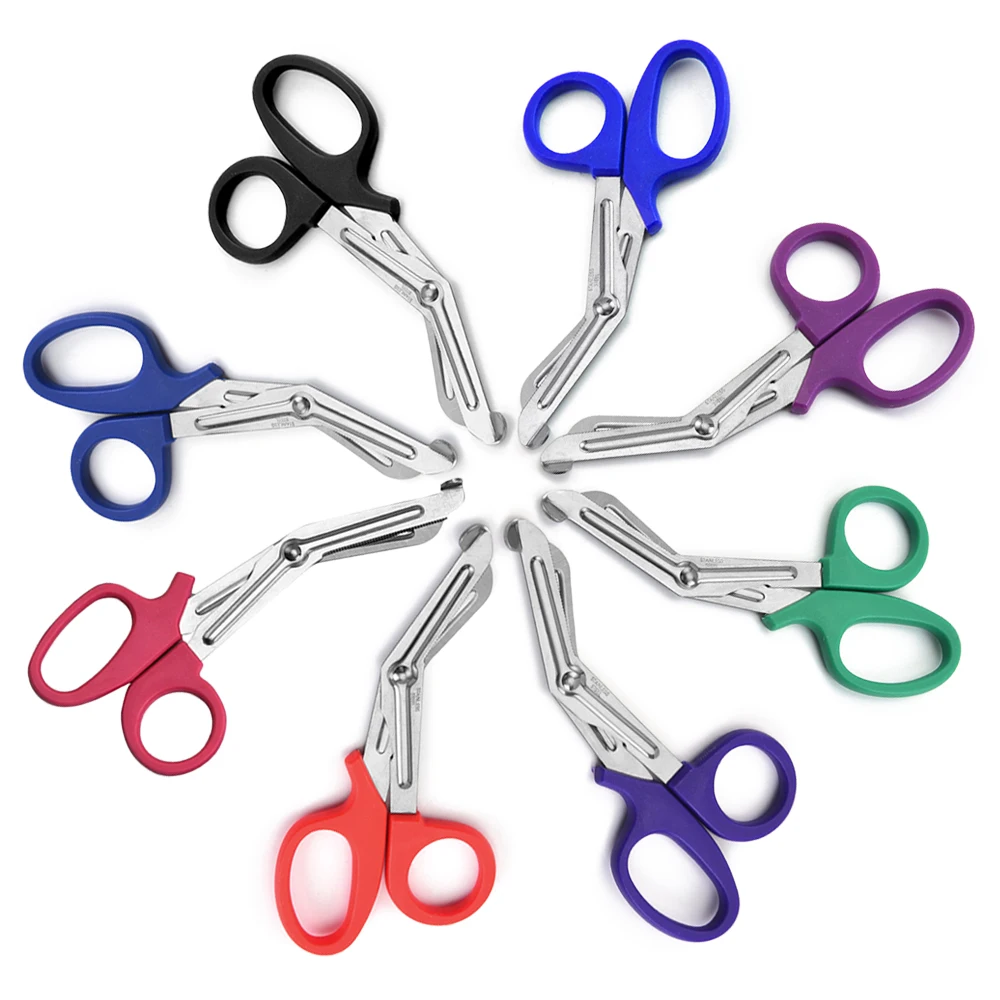 5Pcs 15cm Curved Bandage Gauze Fabric Canvas Cutting Shears Medical Emergency First Aid Nurses Surgical Veterinary Scissors A3
5Pcs 15cm Curved Bandage Gauze Fabric Canvas Cutting Shears Medical Emergency First Aid Nurses Surgical Veterinary Scissors A3