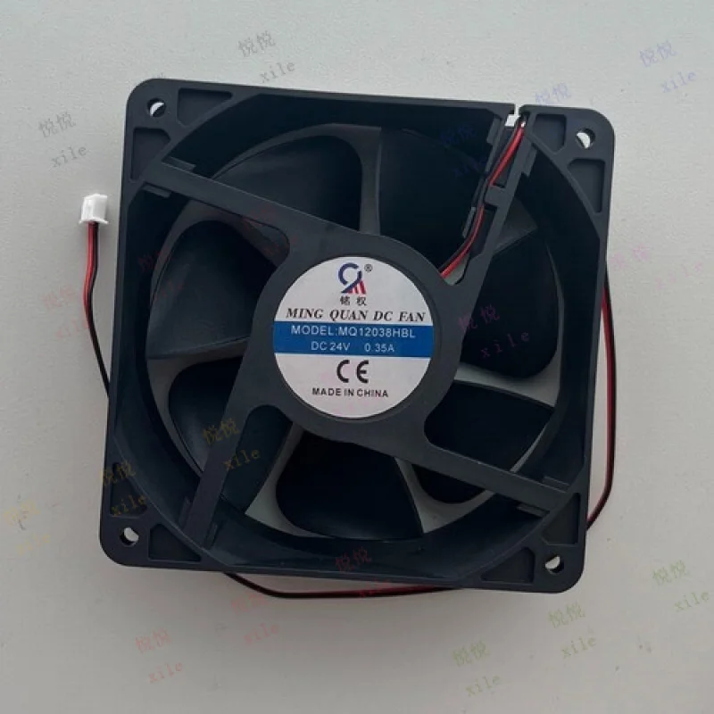 L+ for MINGQUAN MQ12038HBL DC24V 0.35A 12CM 2-Wire Axial Cooling Fan
L+ for MINGQUAN MQ12038HBL DC24V 0.35A 12CM 2-Wire Axial Cooling Fan