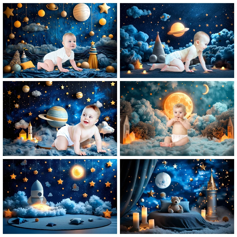 Новый фон для фотосъемки с днем рождения для детского дня рождения, фоновый баннер с изображением ракеты астронавта, космическое пространство
Новый фон для фотосъемки с днем рождения для детского дня рождения, фоновый баннер с изображением ракеты астронавта, космическое пространство