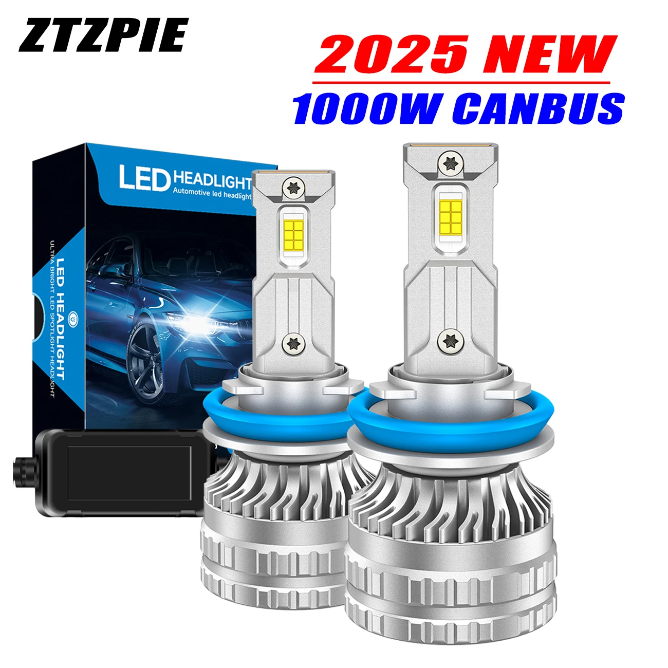ZTZPIE 6000K HB3 HB4 9005 9006 H1 H7 H4 H11 Лампа Canbus Светодиодная лампа CSP 7750 Мощность автомобильной фары 1000 Вт 200000LM 12 В
ZTZPIE 6000K HB3 HB4 9005 9006 H1 H7 H4 H11 Лампа Canbus Светодиодная лампа CSP 7750 Мощность автомобильной фары 1000 Вт 200000LM 12 В