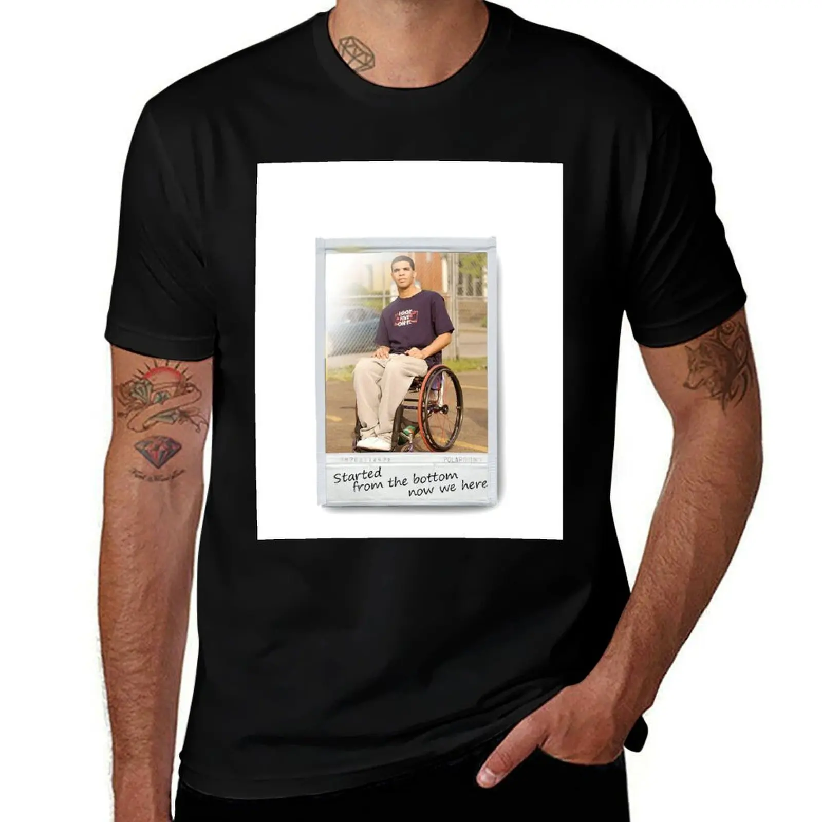 Drake in a wheelchair T-Shirt cotton t shirts man 100% anime tshirt printed t shirts for man T-shirt
Drake in a wheelchair T-Shirt cotton t shirts man 100% anime tshirt printed t shirts for man T-shirt