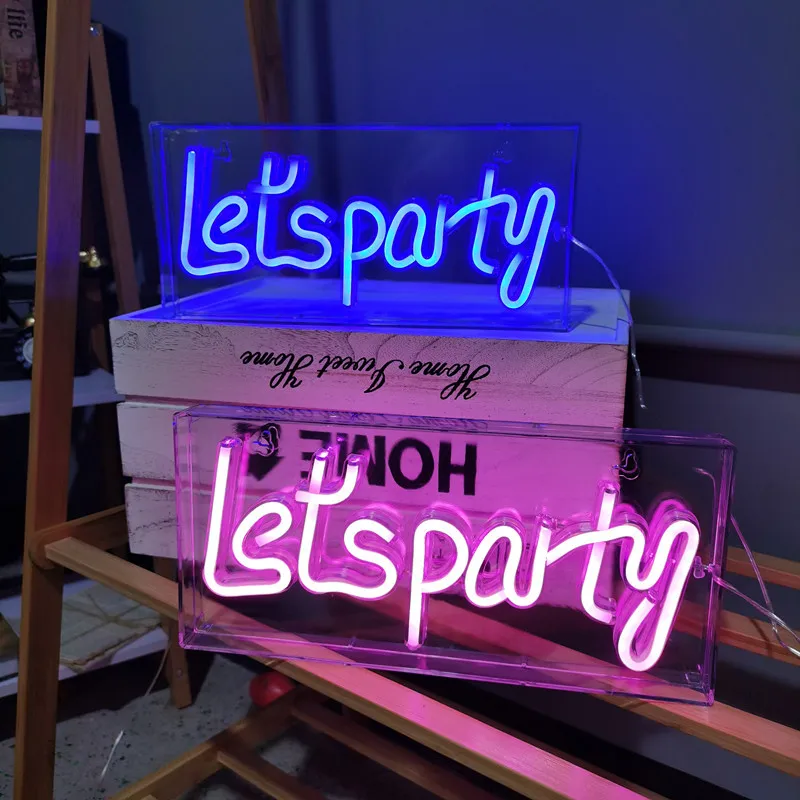 Let's Party Neon Sign USB LED Neon Light for Bachelorette Engagement Birthday Party Living Room Gamer Room Decor Aesthetic
Let's Party Neon Sign USB LED Neon Light for Bachelorette Engagement Birthday Party Living Room Gamer Room Decor Aesthetic
