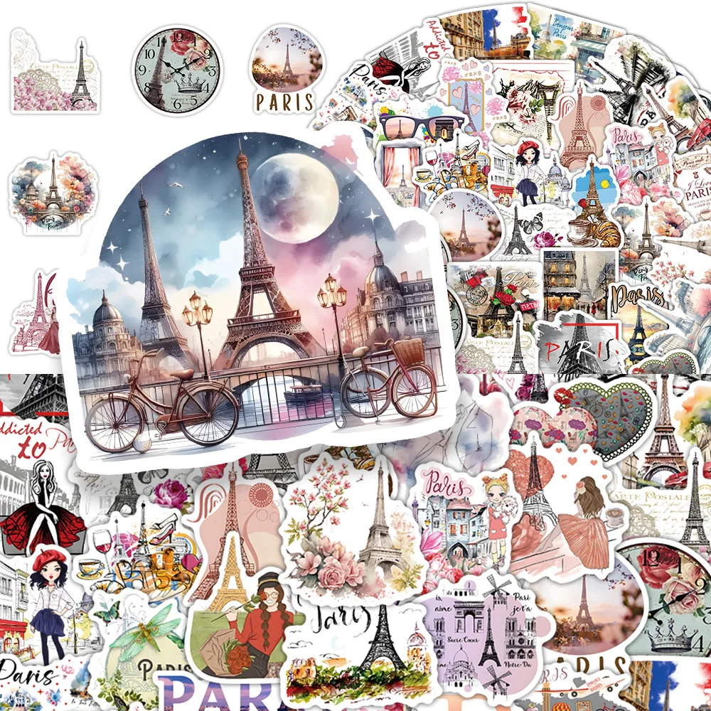10/54PCS Romantic Paris Stickers Aesthetics Graffiti DIY Decoration Gift Travel Memorial Cartoon Sticker Laptop Guitar Car Bike
10/54PCS Romantic Paris Stickers Aesthetics Graffiti DIY Decoration Gift Travel Memorial Cartoon Sticker Laptop Guitar Car Bike