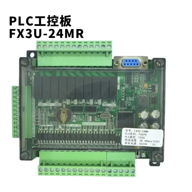 FX3U 24MR 24MT 14 Input 10 Relay Output With RS232 RS485 38400bps Relay Transistor PLC Programmable Logic Controller 6AD 2DA
FX3U 24MR 24MT 14 Input 10 Relay Output With RS232 RS485 38400bps Relay Transistor PLC Programmable Logic Controller 6AD 2DA