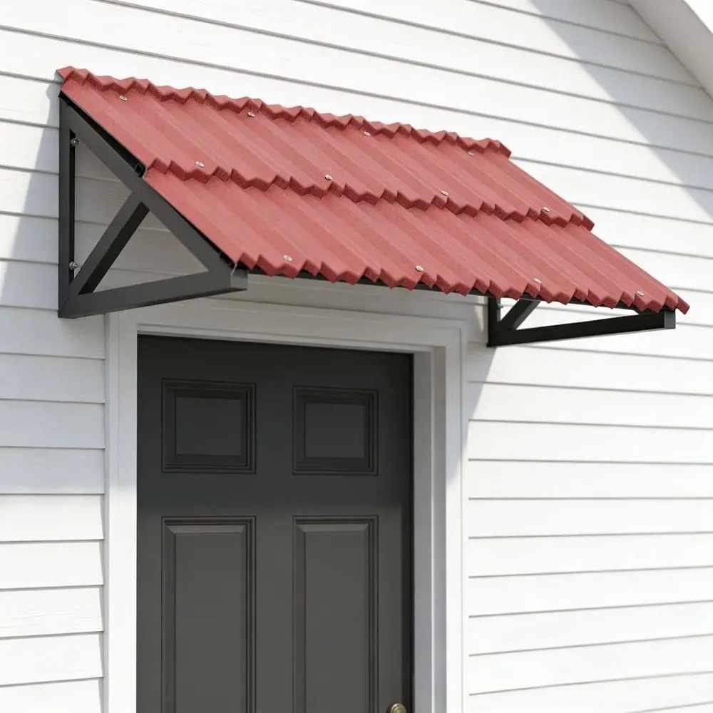 Стальной навес 52,7 x 29 футов с металлической черепицей с каменным покрытием - всепогодный, для патио, балконов и окон, красный
Стальной навес 52,7 x 29 футов с металлической черепицей с каменным покрытием - всепогодный, для патио, балконов и окон, красный