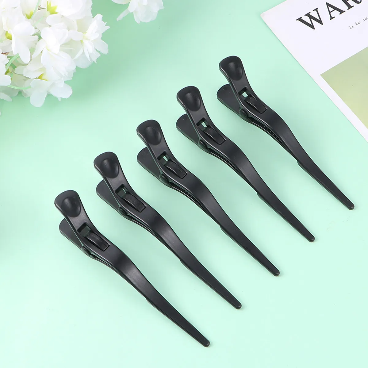 5Pcs Hairdressing Clips Strong Grip Hair Positioning for Salon Home DIY Professional Barber Hair Pins Haircut Clips
5Pcs Hairdressing Clips Strong Grip Hair Positioning for Salon Home DIY Professional Barber Hair Pins Haircut Clips
