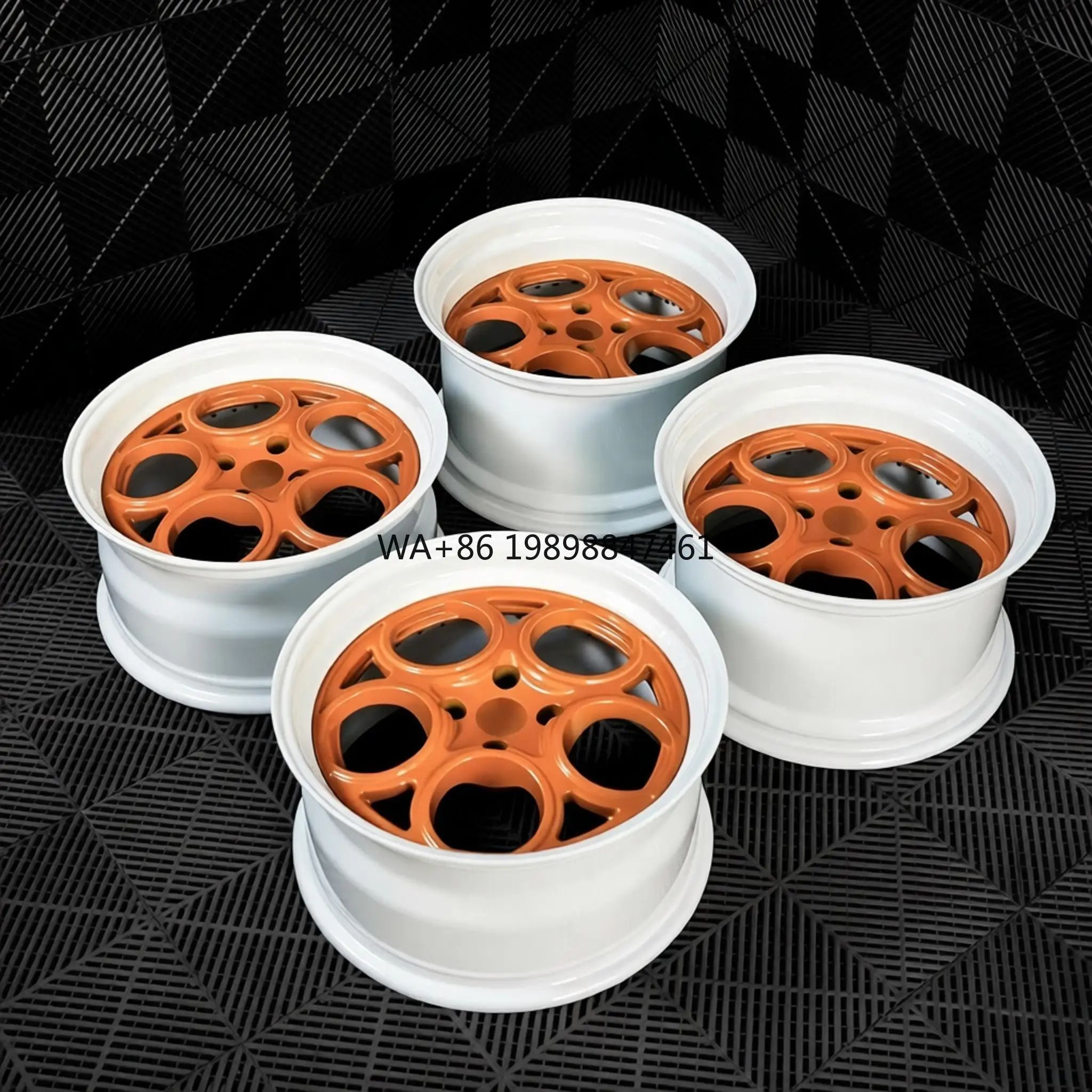 Two-Piece Forged Wheels Gloss Orange Face White Barrel Multi-Hole Retro Stance Rims 16-19 Inch forged wheels auto modification
Two-Piece Forged Wheels Gloss Orange Face White Barrel Multi-Hole Retro Stance Rims 16-19 Inch forged wheels auto modification