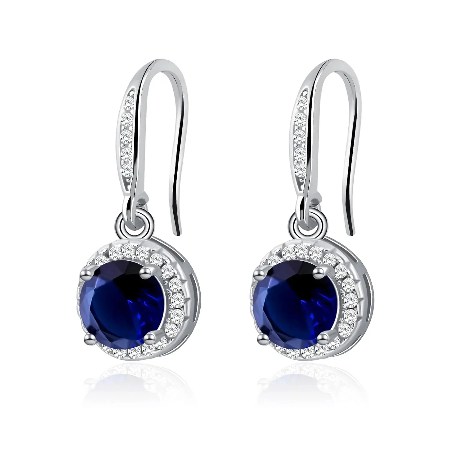 Sapphire Drop Earrings for Women | Silver Plated Blue Gemstone Dangle, Hypoallergenic Everyday Jewellery Gift
Sapphire Drop Earrings for Women | Silver Plated Blue Gemstone Dangle, Hypoallergenic Everyday Jewellery Gift