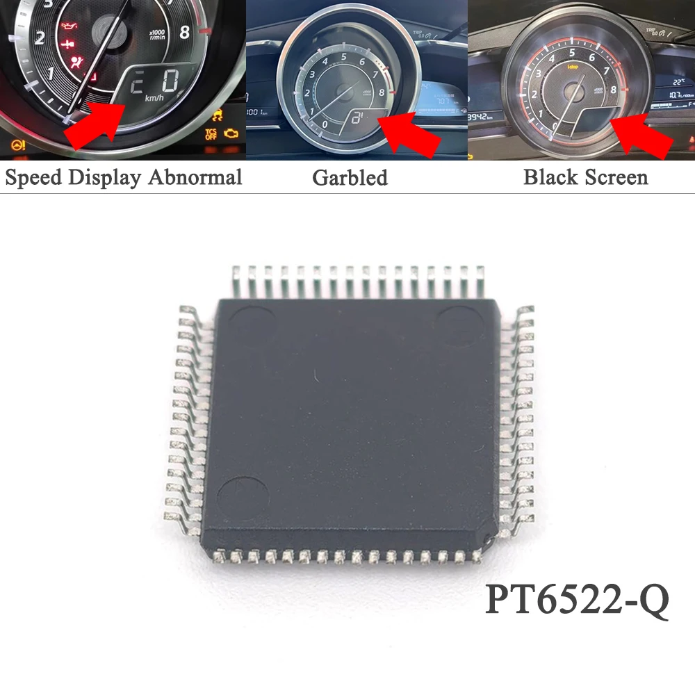 Car Dash Speedometer Instrument Black Screen Fault Repair IC Chip Power Module PT6522Q For Mazda CX3 DK 2 Demio DJ 3 Axela BM BN
Car Dash Speedometer Instrument Black Screen Fault Repair IC Chip Power Module PT6522Q For Mazda CX3 DK 2 Demio DJ 3 Axela BM BN