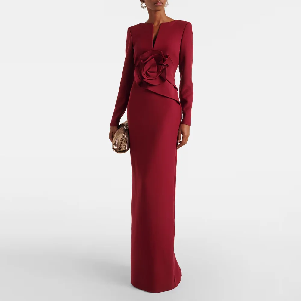 Customized Evening Dresses High Neck Elegant Mermaid 3D Flower Cocktail Prom Dress Exquisite High Quality Party Gown for Women
Customized Evening Dresses High Neck Elegant Mermaid 3D Flower Cocktail Prom Dress Exquisite High Quality Party Gown for Women